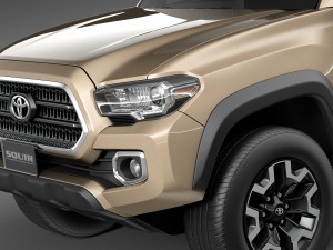 Toyota Tacoma TRD Offroad 2016 3D Модель