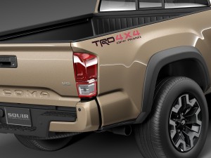 Toyota Tacoma TRD Offroad 2016 3D Модель