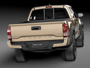 Toyota Tacoma TRD Offroad 2016 3D Model