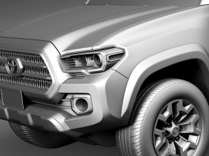 Toyota Tacoma TRD Offroad 2016 3D Модель