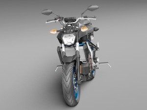 Yamaha FZ-07 2016 3D Model