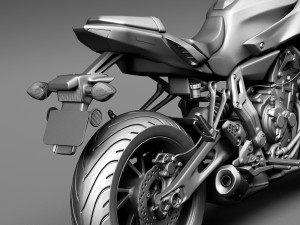 Yamaha FZ-07 2016 3D Model