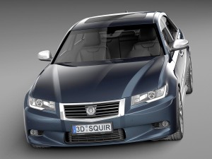 Generic Average Luxury Sedan 2015 3Dモデル