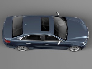 Generic Average Luxury Sedan 2015 3Dモデル