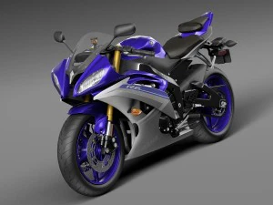 Yamaha YZF-R6 2015 Modelo 3D