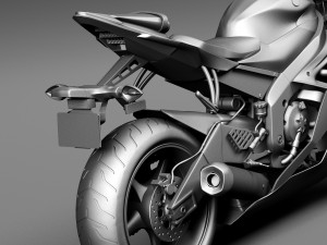 Yamaha YFZ-R6 2015 3D Модель