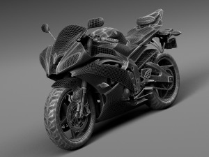 Yamaha YFZ-R6 2015 3D Модель