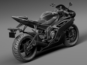 Yamaha YFZ-R6 2015 3D Модель