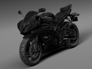 Yamaha YFZ-R6 2015 3D Модель