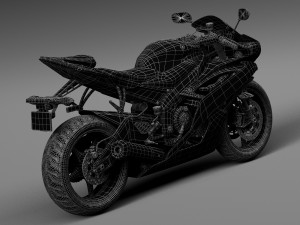 Yamaha YFZ-R6 2015 3D Модель