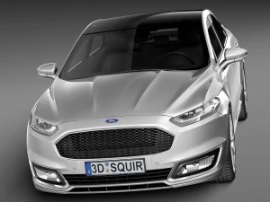 Mondeo Vignale Sedan 2015 3D Model