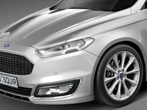Mondeo Vignale Sedan 2015 3D Model