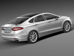 Mondeo Vignale Sedan 2015 3D Model