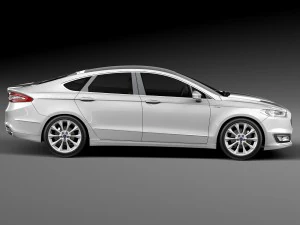 Mondeo Vignale Sedan 2015 3D Model