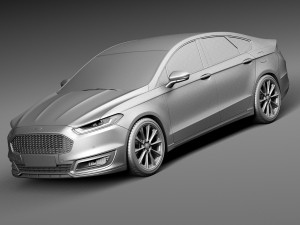Mondeo Vignale Sedan 2015 3D-Modell