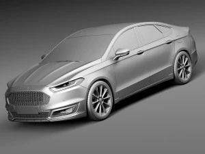Mondeo Vignale Sedan 2015 3D Model