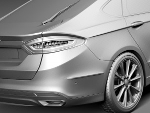 Mondeo Vignale Sedan 2015 3D-Modell