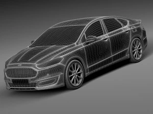 Mondeo Vignale Sedan 2015 3D Model