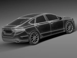 Mondeo Vignale Sedan 2015 3D Model