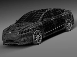Mondeo Vignale Sedan 2015 3D Model