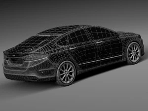 Mondeo Vignale Sedan 2015 3D Model