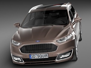 Mondeo Vignale Estate 2015 3D Model