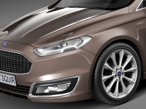 Mondeo Vignale Estate 2015 3D Model