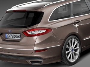Mondeo Vignale Estate 2015 3D Model