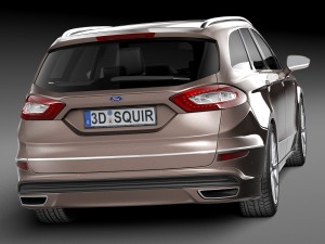 Mondeo Vignale Estate 2015 3D Model