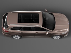 Mondeo Vignale Estate 2015 3D Model