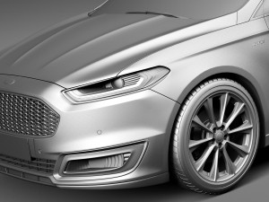 Mondeo Vignale Estate 2015 3D Model