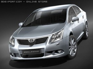 Toyota Avensis 2009 Model 3D