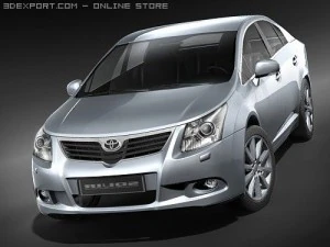 Toyota Avensis 2009 3D Model
