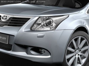 Toyota Avensis 2009 Model 3D
