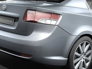 Toyota Avensis 2009 3D Model