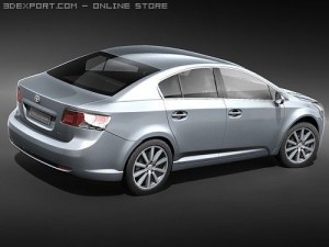 Toyota Avensis 2009 Model 3D