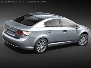Toyota Avensis 2009 3D Model