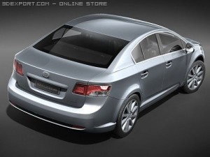 Toyota Avensis 2009 Model 3D