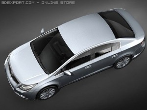 Toyota Avensis 2009 Model 3D