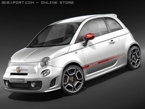 Fiat 500 Abarth 3D Model