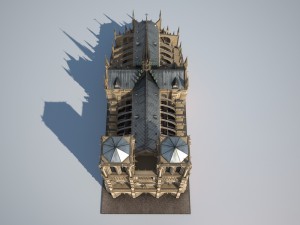 Notre-Dame de Paris Cathedral Modèle 3D