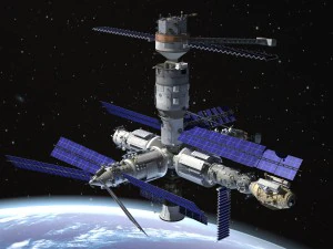 MIR Space Station Complex 3D Model