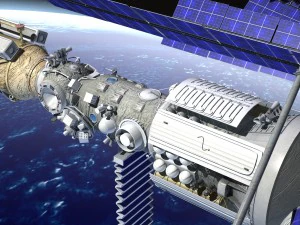 MIR Space Station Complex 3D Model