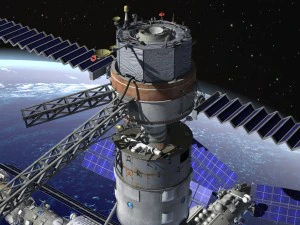 MIR Space Station Complex 3D Model