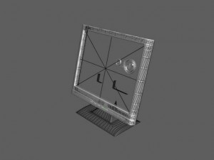 lg monitor Modello 3D