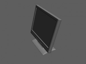 lg monitor Modello 3D