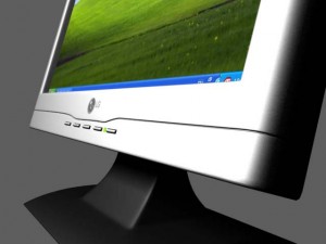 lg monitor Modello 3D