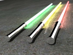 star wars swords Modelo 3D