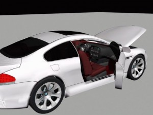 bmw 545ci 3D Model