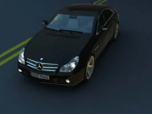 mercedes cls 55 amg 3D Model